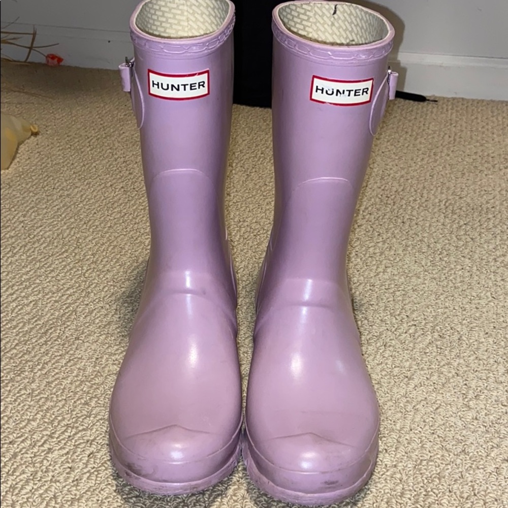 Lilac Hunter Boots